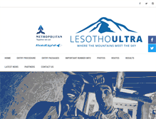 Tablet Screenshot of lesothoultratrail.com
